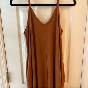 Rust maxi dress
